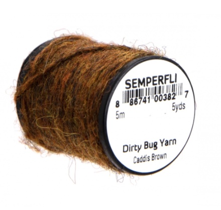 Semperfli Dirty Bug Yarn - Mottled Caddis i gruppen Krok & Småplock / Flugbindning / Flugbindningsmaterial / Garn & Chenille hos Fishline (sem-0950-1805)