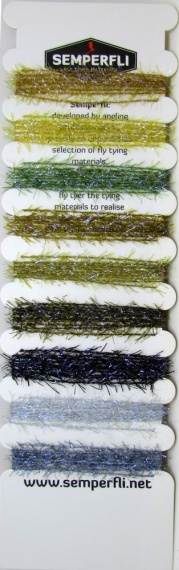 Semperfli Straggle String Mixed Pack - Naturals Collection i gruppen Krok & Småplock / Flugbindning / Flugbindningsmaterial / Garn & Chenille hos Fishline (sem-straggle-mix-nat)