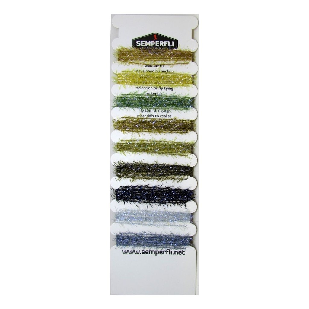 Semperfli Straggle String Mixed Pack - Naturals Collection i gruppen Krok & Småplock / Flugbindning / Flugbindningsmaterial / Garn & Chenille hos Fishline (sem-straggle-mix-nat)
