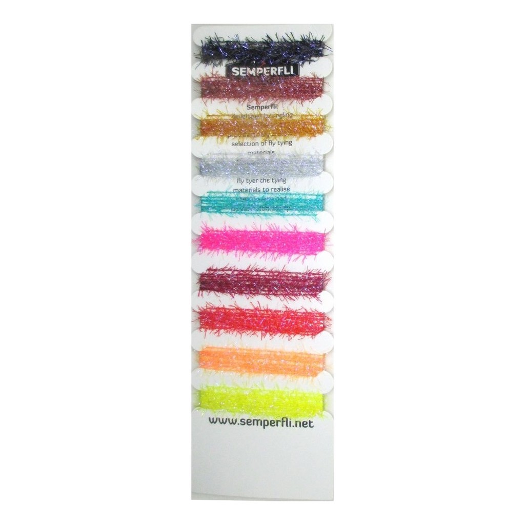 Semperfli Straggle String Mixed Pack - Standard Collection i gruppen Krok & Småplock / Flugbindning / Flugbindningsmaterial / Garn & Chenille hos Fishline (sem-straggle-mix-std)