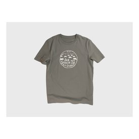Lemmel T-shirt Stubbar - Khaki green