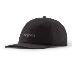 Patagonia Fitz Roy Icon Trad Cap Text Logo: Ink Black