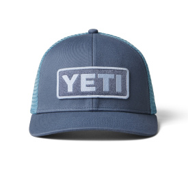 Yeti Logo Badge Trucker Hat Indigo