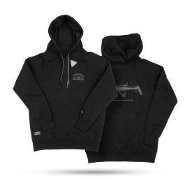 SQRTN x Söder Sportfiske Scout Shad Hoodie, Black
