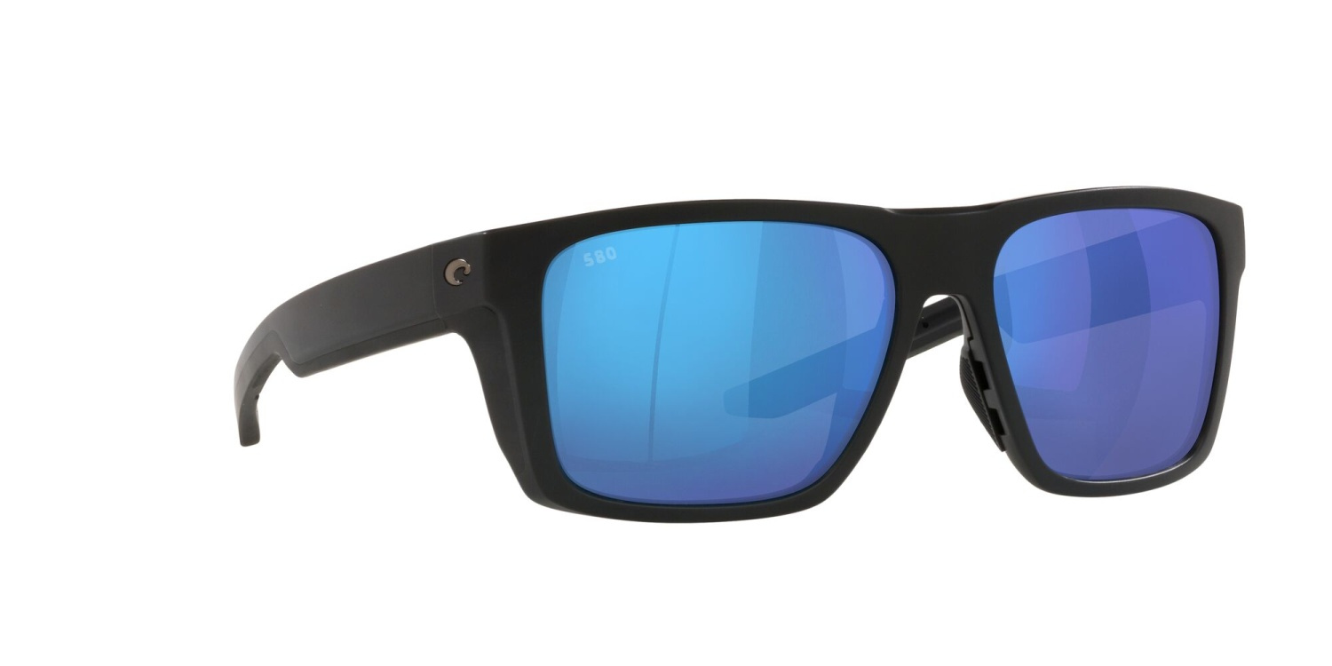 Costa Lido Matte Black Blue Mirror 580P Solglasögon