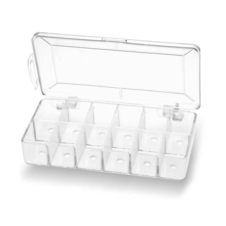 Dubbing Dispenser Empty Clear With Holes