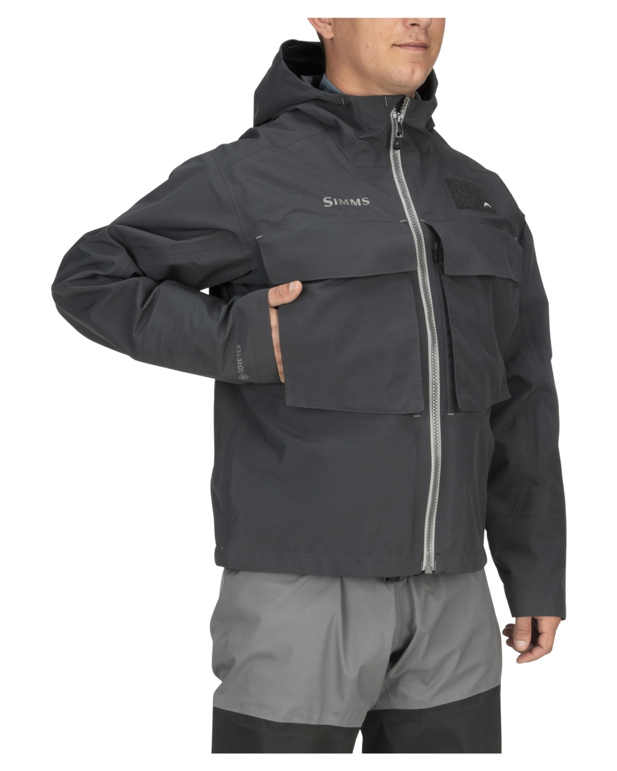 Simms Guide Classic Jacket Carbon 3XL