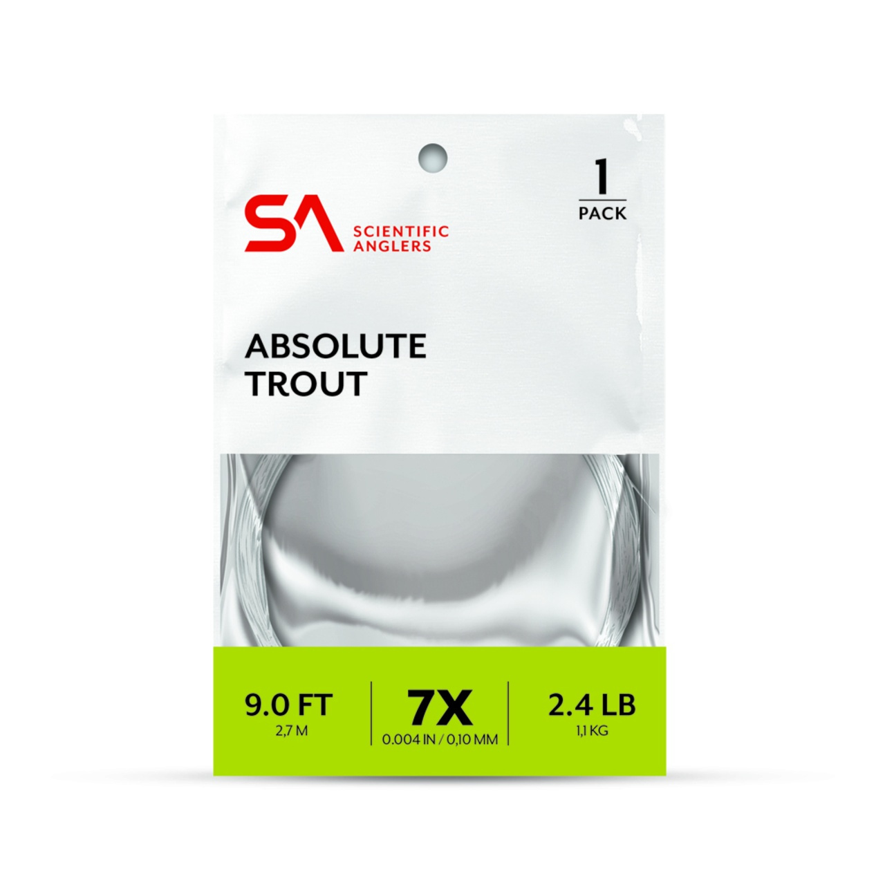 SA Absolute Trout Leader 9\' 7X (0,10 mm)