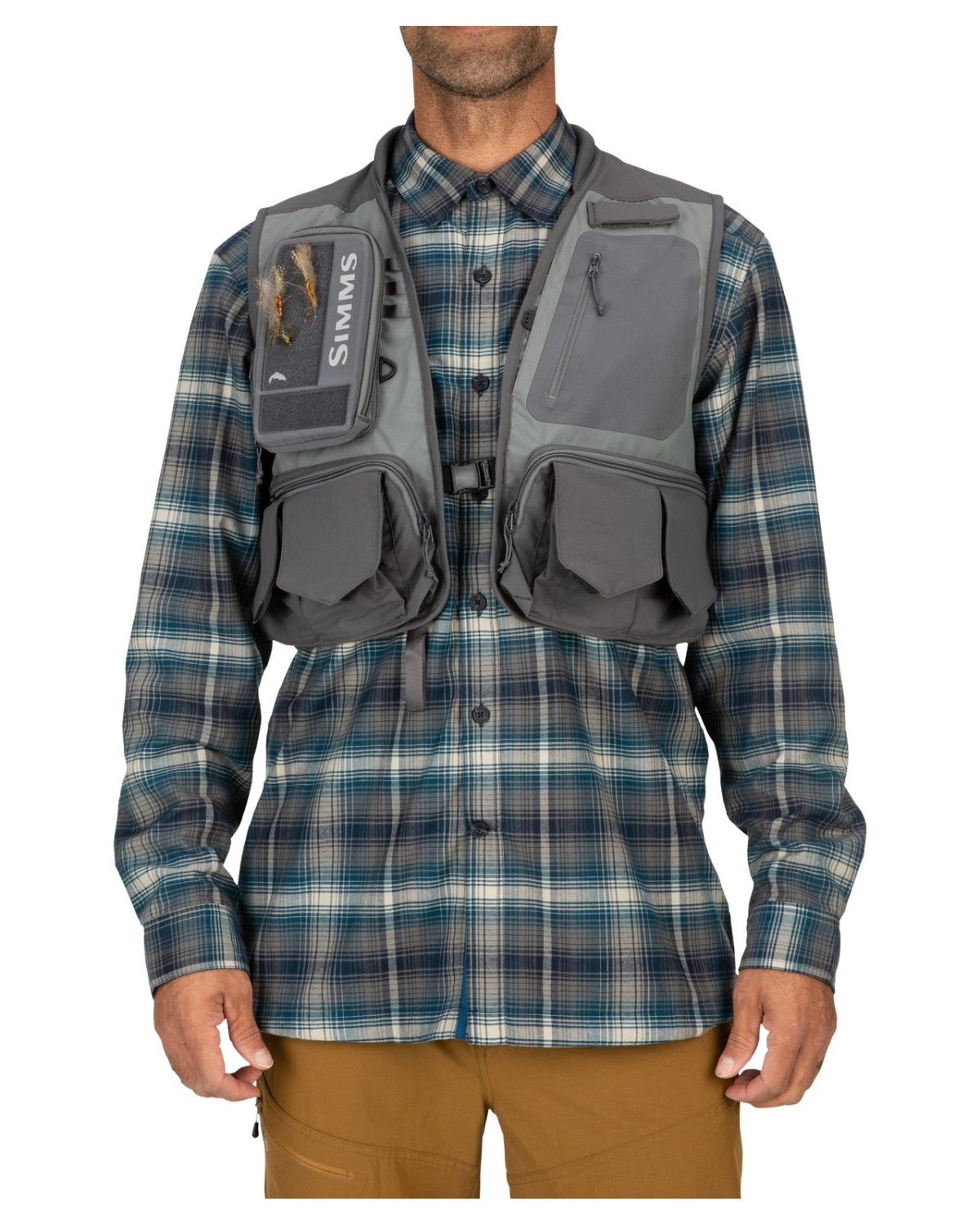 Simms Freestone Vest Pewter S