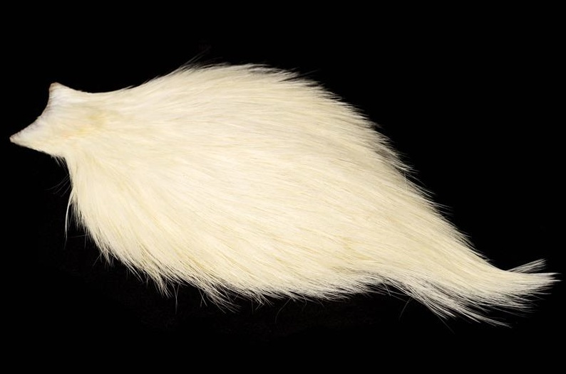 Whiting Spey Hackle Cape Silver - White