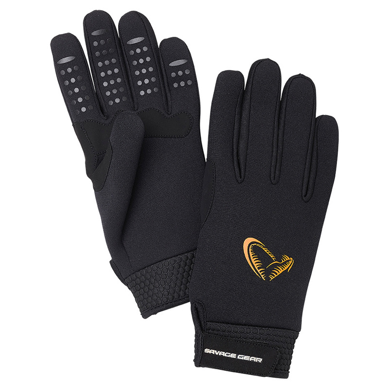 Savage Gear Neoprene Stretch Glove, Black