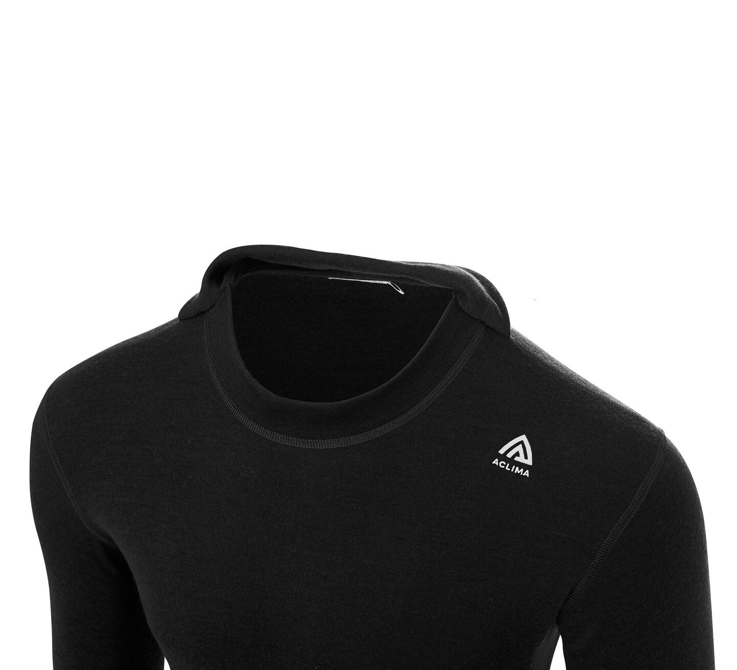 Aclima WarmWool Hoodsweater V2 M\'s Jet Black
