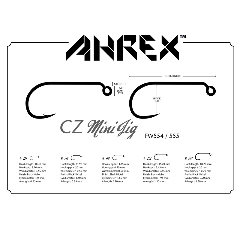 Ahrex FW554 - CZ Mini Jig Barbed