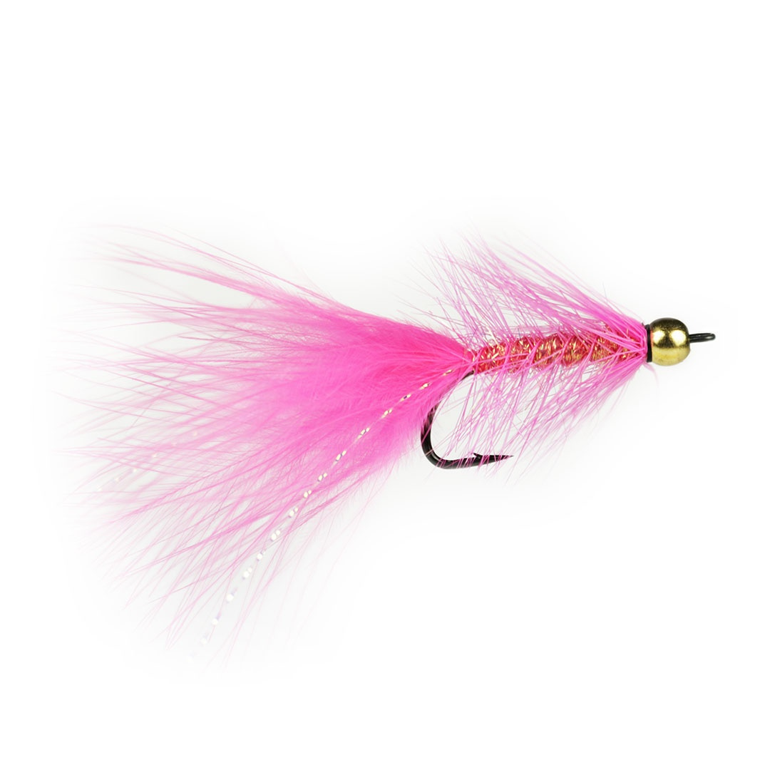 Wolly Bugger BH Pink # 6