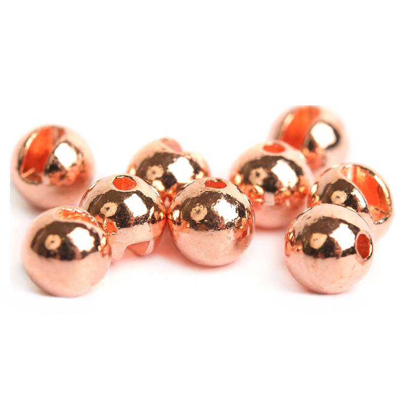 Slotted Tungsten Beads 4,0mm - Copper