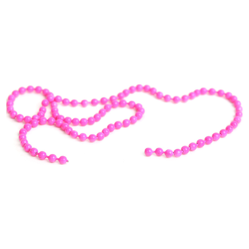 Bead Chain Medium 4mm - Fluo Pink