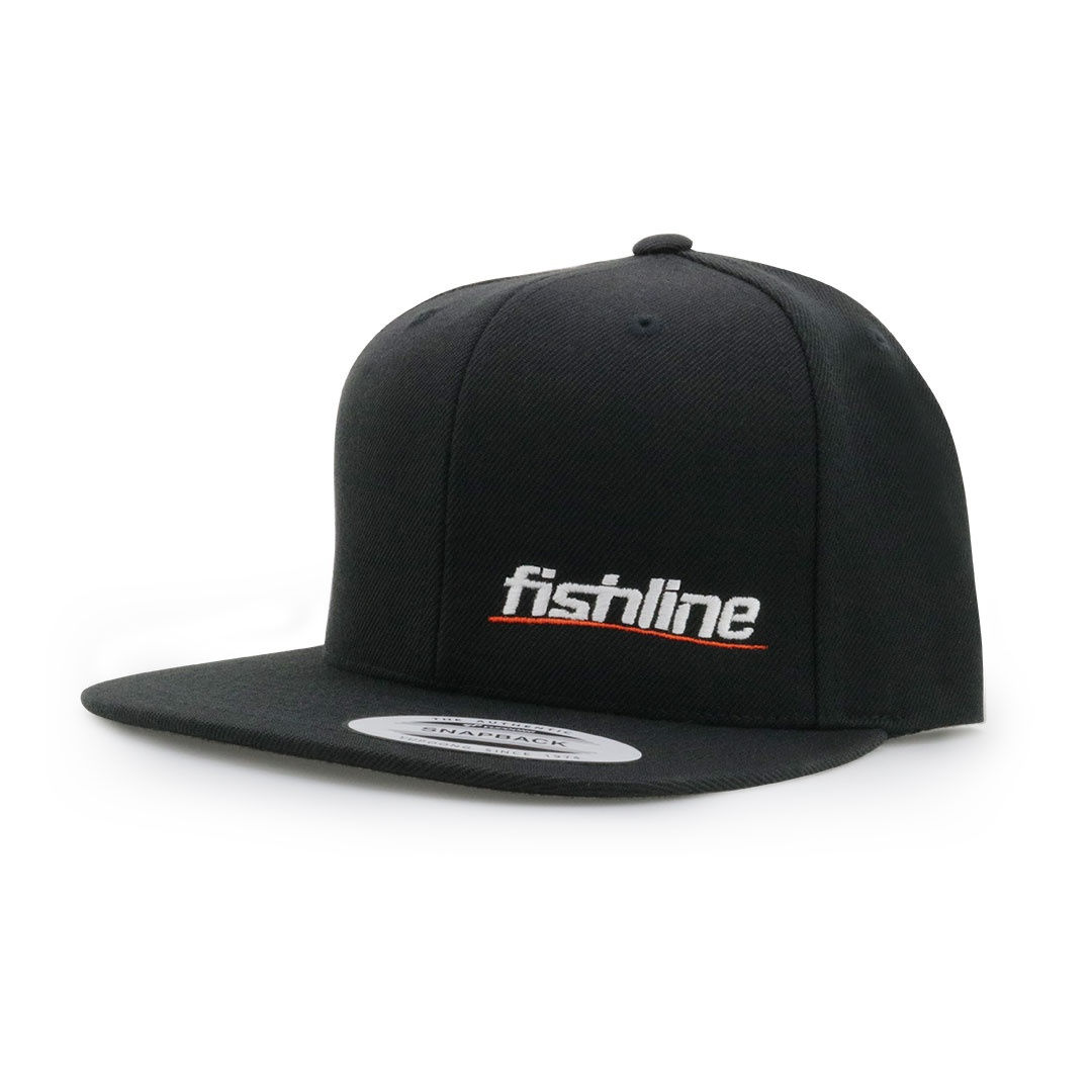 Fishline Logo Snapback Trucker Black