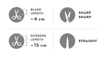 Renomed - Large Scissor Straight Pointed