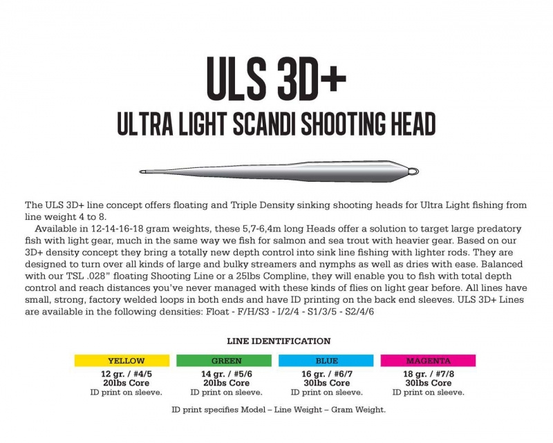 Guideline ULS 3D+ Ultra Light Scandi S2/S4/S6