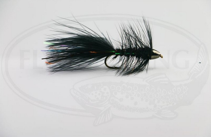 Wolly Bugger Cone Svart size 8