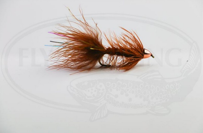 Wolly Bugger Cone Brun size 8