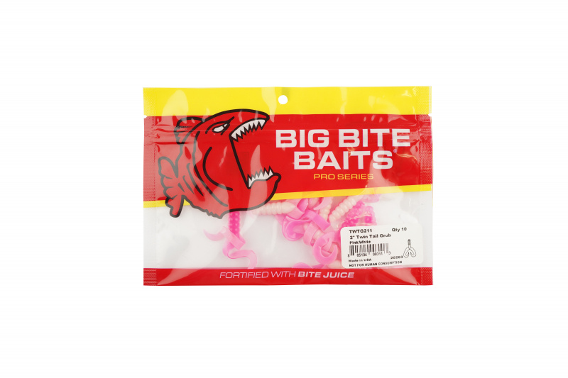 Big Bite Baits Twin Tail Grub 4.0 (10-pack)