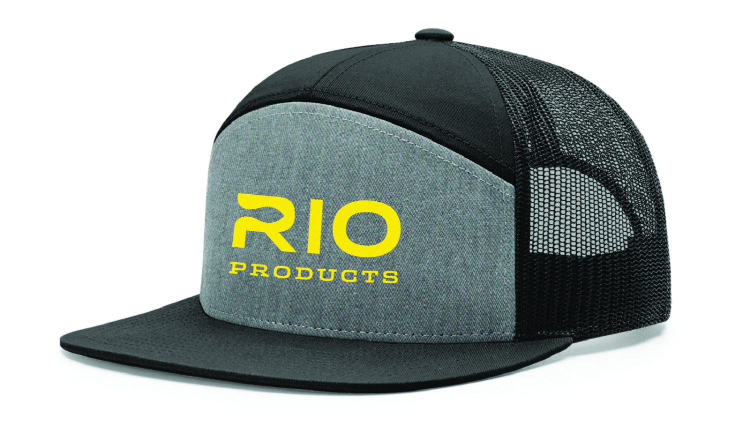 Rio 7 Panel Mesh Back Heater Gray/Black One Size