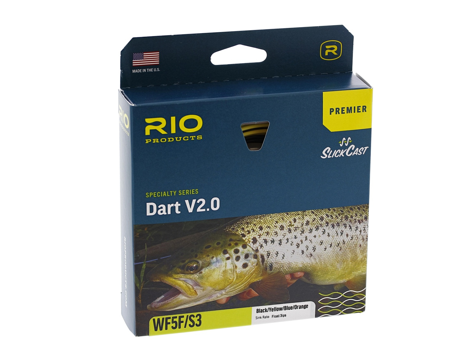 Rio Premier Dart V2.0 Sink 3 Tip WF Fluglina