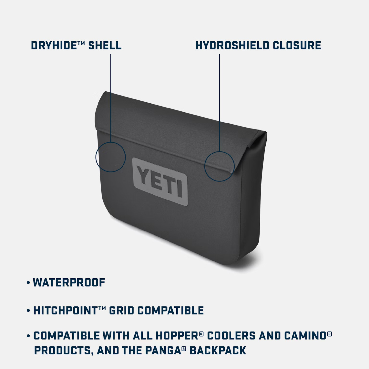 Yeti Sidekick Dry 3L Waterproof Gear Bag - Charcoal