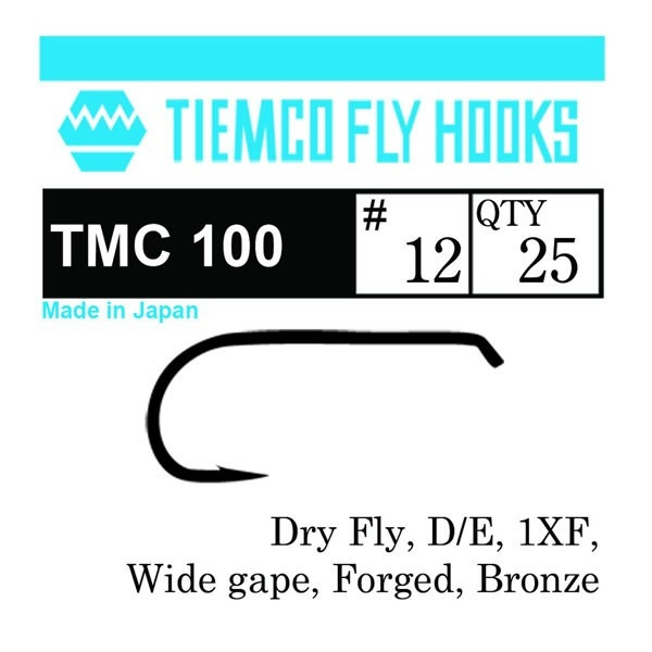 Tiemco 100 Dry Fly 20-pack - #22
