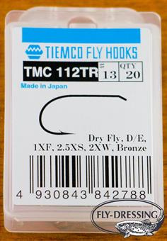 Tiemco 112 Trout Dry Fly, Extra Wide #13