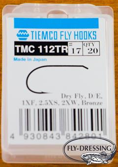 Tiemco 112 Trout Dry Fly, Extra Wide #17