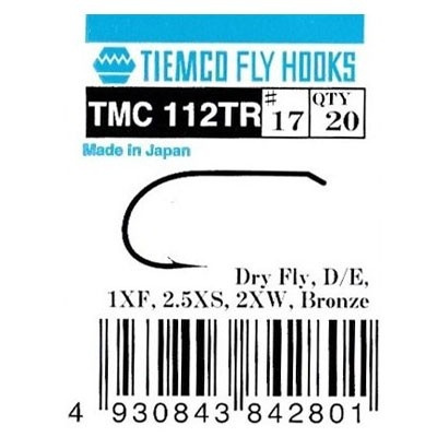 Tiemco 112 Trout Dry Fly, Extra Wide 20-pack - #7