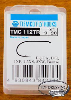 Tiemco 112 Trout Dry Fly, Extra Wide #9