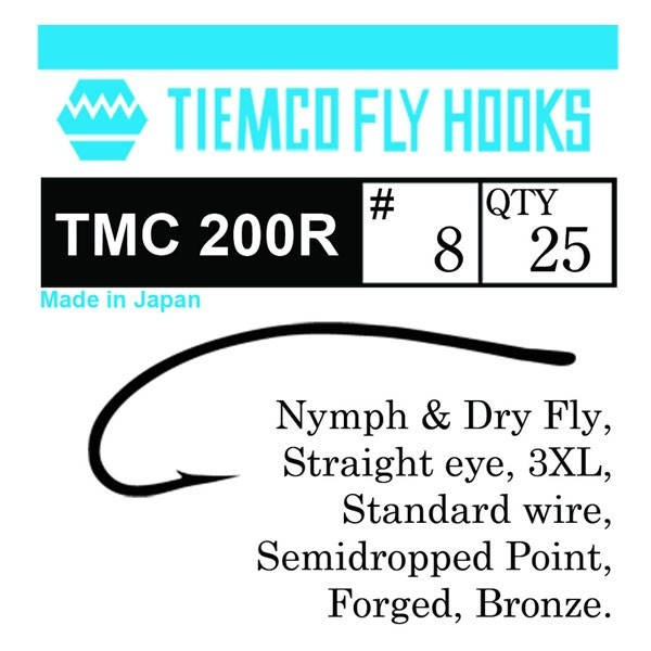 Tiemco 200R Nymph & Dry Fly 20-pack - #4