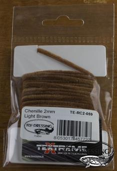 Round Chenille 2mm - Light Brown