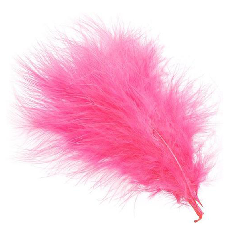 Marabou Plumes - Fluo Pink