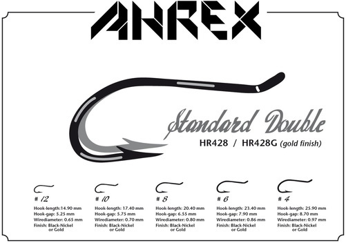 Ahrex HR428S Silver Tying Double Silver Krok 5-pack